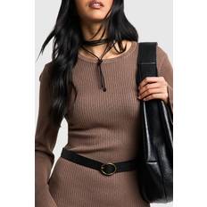 Boohoo Belts boohoo Womens Cut Out Detail Belt - Black