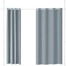 Plast Gardinlängder SoBuy Blackout Curtain with Adjustable Metal Rods KLS12-DG