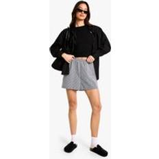 Boohoo Shorts boohoo Womens Tall Gingham Shorts - Black