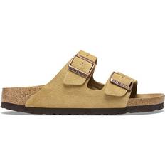 Birkenstock Arizona Suede Leather - Latte Cream