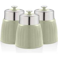 Swan retro green accessories Swan Retro Green Kitchen Container 3pcs 1L