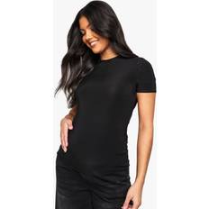 Short Sleeves Maternity & Nursing Wear boohoo Womens Maternity Soft Touch Crew Neck T-Shirt 16