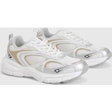Beige Trainers boohoo Womens Tonal Sports Panelled Chunky Trainers - Beige