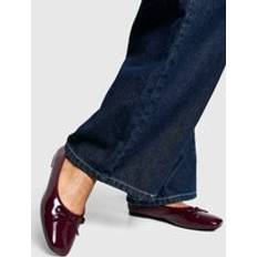 Purple - Women Ballerinas boohoo Womens Bow Square Toe Ballerina - Purple
