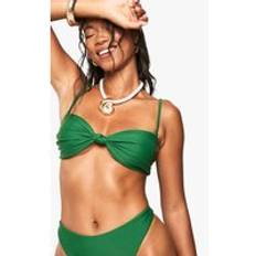 Boohoo Bikini Tops boohoo Womens Swimwear Essentials Bandeau Bikini Top - Green