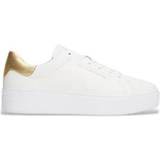 Guld Sneakers Tommy Hilfiger Låg Sneaker Essential Platform Court - Vit