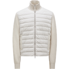 Moncler Full Zip Padded Cardigan Off White