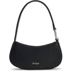 Hobo Taske Af Imiteret Læder Med Logobogstaver