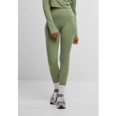 Dame - Fitness Leggings Urban Classics Ladies Sports Leggings - Grøn
