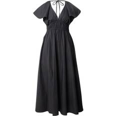 Trekvartsärmar Klänningar Tommy Hilfiger Frill Sleeve Midi Dress - Black