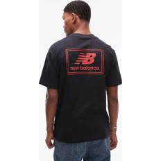 New Balance Men T-shirts New Balance Label T-Shirt - Black