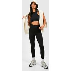 Boohoo Tights & Stay-Ups boohoo Womens Petite Super Soft Peached Legging - Black