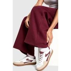 Trainers boohoo Womens Contrast Stripe Gum Sole Trainers - Red