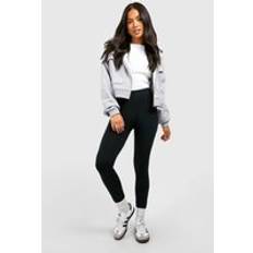 Boohoo Tights & Stay-Ups boohoo Womens Petite Fleece Lined Legging - Black