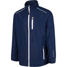 Mens waterproof golf jacket Island Green Golf Essentials Men's Golf Full Zip Waterproof Jacket - Navy/White
