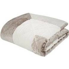 Bedspreads Catherine Lansfield Lattice Cut Bedspread Beige (230x220cm)