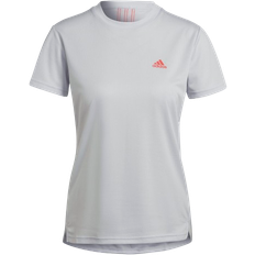 adidas Aeroready Designed 2 Move Sport 3 Streifen T-shirt - Dash Grey/Semi Turbo