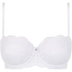 Florals Bras Ann Summers Sexy Lace Padded Balcony Bra - White