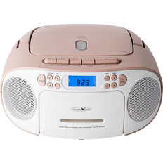 Radio cassette cd player Reflexion RCR2260 White/Pink