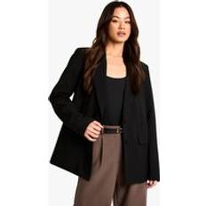 boohoo Womens Tall Essential Relaxed Blazer - Black