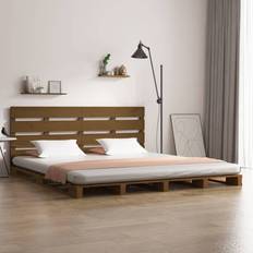 vidaXL Bed Frame Solid Pine 80cm