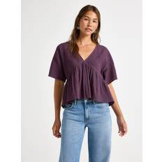 Lila Blusar Lindex Kortärmad Blus