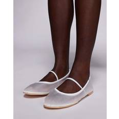 Mesh - Vita Lågskor Public Desire Twiggy Platta Ballerinaskor Mesh - Vit