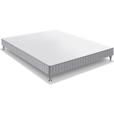 Lits et Matelas Simmons Sommier Tapissier À Lattes Airsom Avec 4 Pieds 140x190 Lit Continental