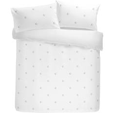 Appletree Dot Garden Duvet Cover White (200x200cm)