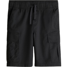 Pojkar Byxor H&M Twill Cargo Shorts - Black