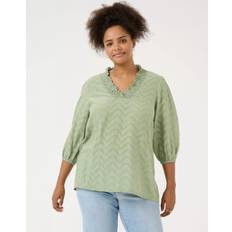 Kaffe Curve Kcvitana Blouse Bluser - Green