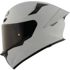 KYT TT-Revo Plain Helmet - Light Grey Man