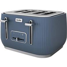 Breville Blue Toasters Breville Linear VTR033 4-Slice Toaster