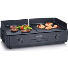 BBQs Severin 8569 Electric Grill 2 Heat Zones Black