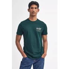 Barbour T-shirts Barbour Script Graphic T-Shirt - Seaweed