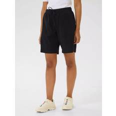 Ull Shorts Kaffe Djup Löst Sittande Shorts - Black