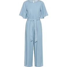 Part Two Dam Jumpsuits & Overaller Part Two Denim Wide Leg Jumpsuit - Blue