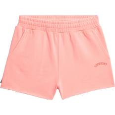 Superdry Women Trousers & Shorts Superdry Essential Logo Garment Dye Shorts - Fiery Coral