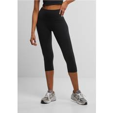L - Nylon Leggings Urban Classics UC Ladies UC Capri Leggings - Black