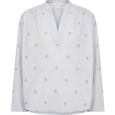 Oversized Bluser Part Two NatalePW Bluse - Heather Gold Embroidery
