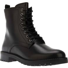 Synthetic Ankle Boots Dune London Womens Prestin Leather Lace Up Ankle Boots - Black