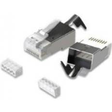 Data- & Nettverksuttak MicroConnect CON81FTP Modulær Kontakt RJ45 Cat8.1 FTP 50 Stykk
