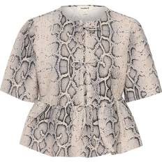 Soaked in Luxury Bluser Soaked in Luxury Slxala Blouse Ss Bluser - Grå