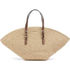 Michael Kors Brun Tasker Michael Kors Åben Top Tote Taske - Beige