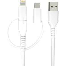 Forever 3in1 USB-A to USB-C Micro-USB Cable 1.5m