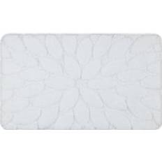 White Bath Mats RUGSX Dywaniki Łazienkowe Rug 50cm x 80cm White