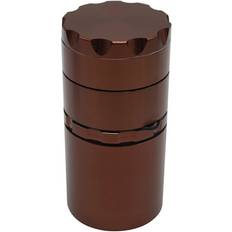 Smoking Accessories Aihontai 2 In 1 Aluminum Alloy Tobacco Grinder with Storage Jar