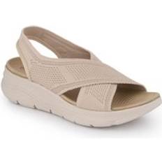 Pavers Lightweight Slip-On Sandals - Beige