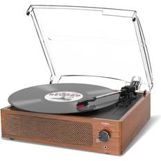 Vinyl Record Player with 2 Built-in Speakers
