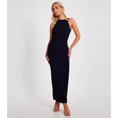 Boat Neck - Midi Dresses Quiz Navy Buckle Midaxi Dress - Dark Blue